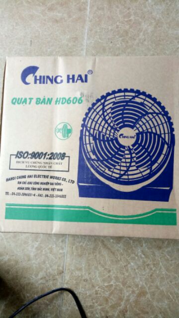 Quạt để bàn nhỏ Chinghai,có thể gán lên tường/trần trong nhà tắm