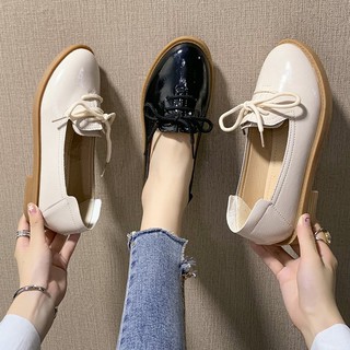 Giày oxford nữ 4 mùa kiểu mới mũi ngắn tròn (ẢNH THẬT Ở CUỐI)