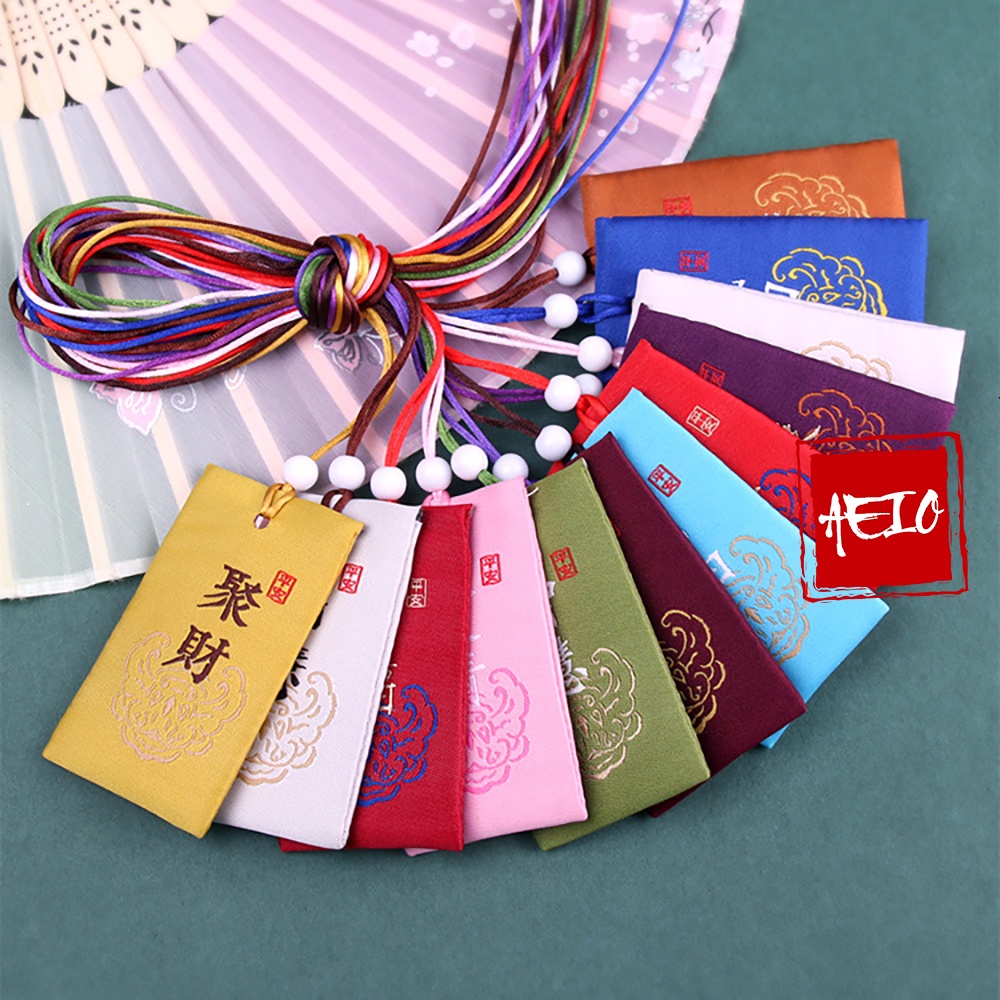 Túi Omamori Nhật Bản May Mắn Tài Lộc Tình Duyên Bình An Học Tập (Bản Tiêu Chuẩn)