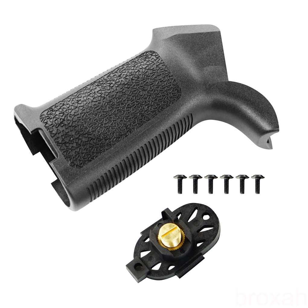 BR-Hunting Rear Grip Nylon Motor Grip Non-slip Hollow Handle Outdoor Activity Accessory for MOE