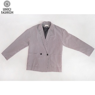 Áo blazer caro 2 lớp nam nữ form dáng rộng phong cách hàn quốc bz15 unici - ảnh sản phẩm 9