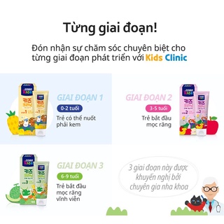 Kem đánh răng trẻ em kids clinic 2080 bảo vệ bé khỏi sâu răng - ảnh sản phẩm 3