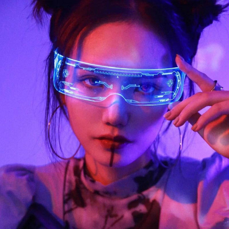 🕶 MẮT KÍNH ĐÈN LED 3D HÀNG LOẠI 1 & QUẠT ĐÈN LED - HOT TIK TOK COOL NGẦU