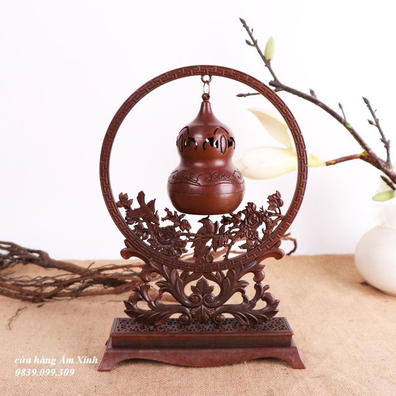 LƯ HƯƠNG XÔNG TRẦM BẰNG ĐỒNG ĐÚC NGUYÊN CHẤT
