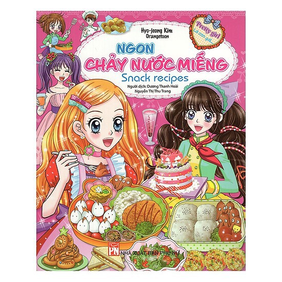 Sách - Pretty girl là con gái - Ngon chảy nước miếng - Snack Recipes