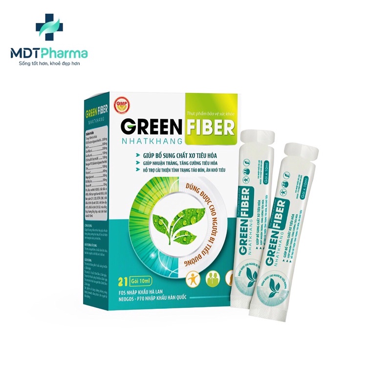 Green Fiber NhatKhang - giúp nhuận tràng, giảm táo bón, ăn khó tiêu