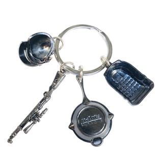 Móc Khóa Game PUBG Bộ 4 Món Chảo Mũ Nóng KAR98 Mini Hili HL200084