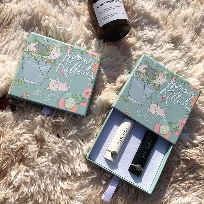 Hộp 2 cây son lì SpringKittens hộp xanh | BigBuy360 - bigbuy360.vn