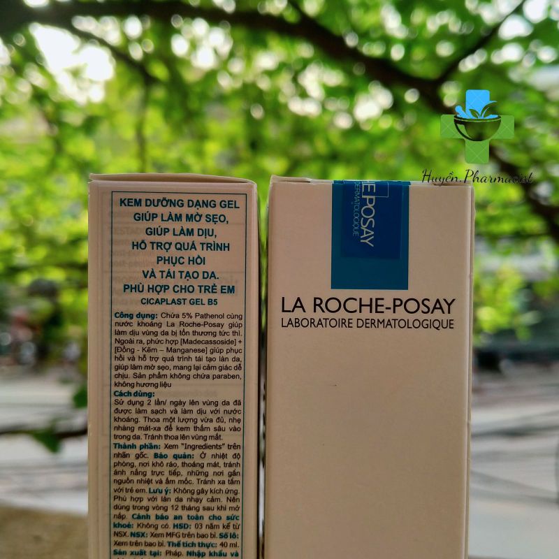 Kem Dưỡng Dạng Gel Mờ Sẹo, Phục hồi da B5 Gel La Roche-Posay Cicaplast 40ml