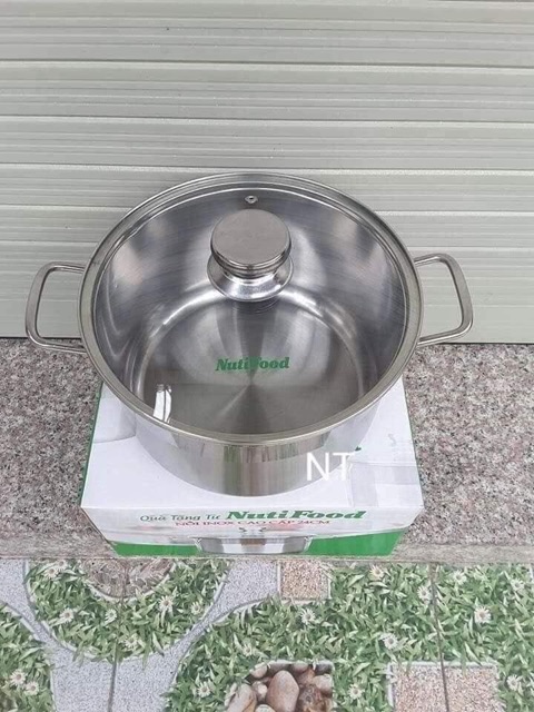 [Khuyến Mãi Giá Sốc] Nồi Inox Cao Cấp Cavalli Quà Tặng Từ Sữa Nutifood 24 cm HN5116 Cao Cấp- Phân Phối Chính Thức