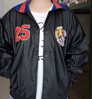 [ORDER] Áo khoác bomber da thêu TIGER