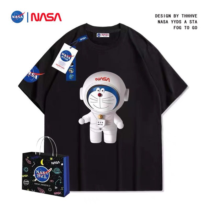 Áo thun NASA nhiều mẫu phong cách thời trang dành cho nam nữ, phi hành gia, gấu, doraemon....