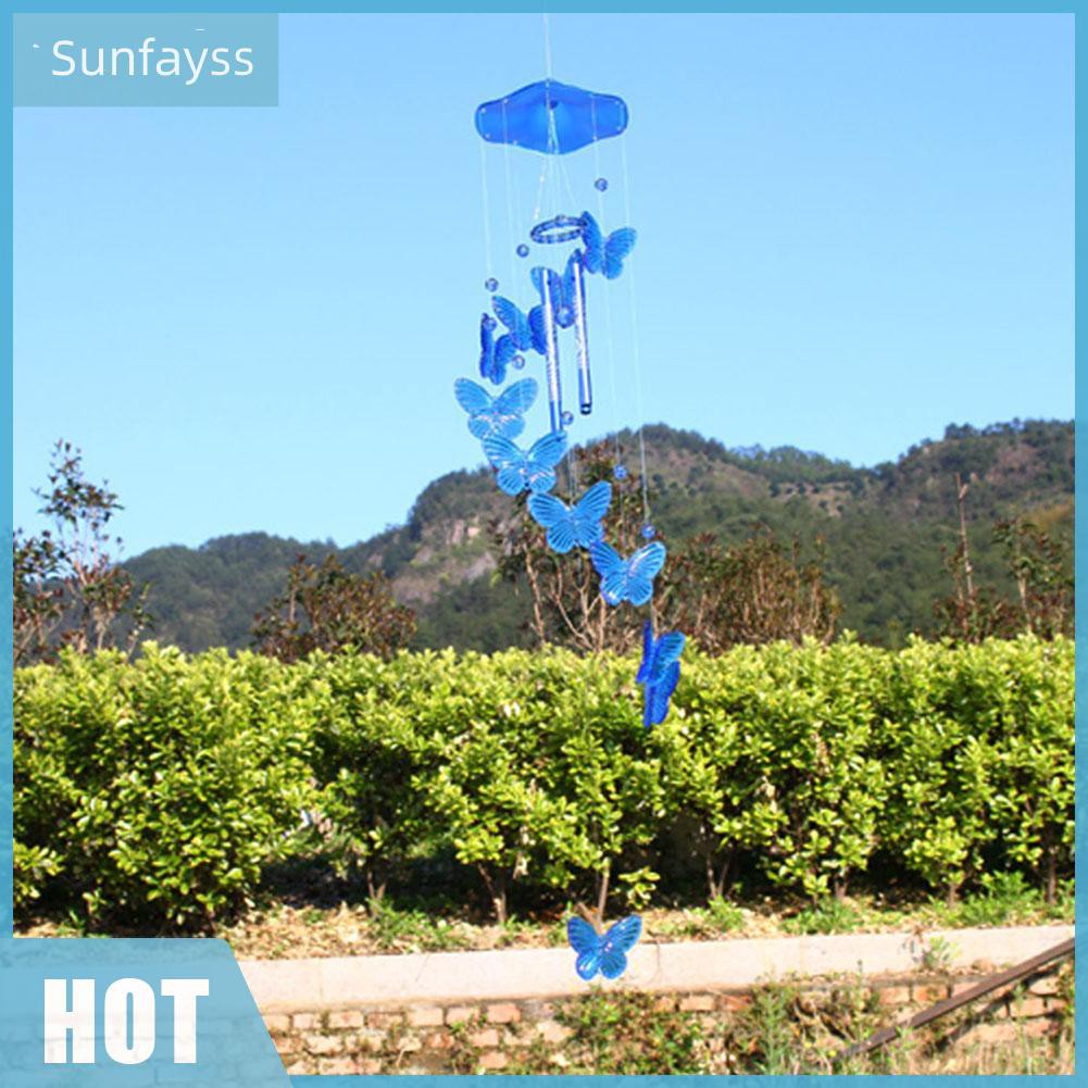 Chuông Gió Hình Bướm Trang Trí Nhà Cửa