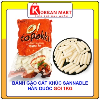 Bánh gạo cắt khúc Sanadle Hàn Quốc gói 1kg