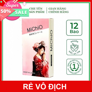 Bao cao su Gân gai siêu mỏng Michio Nhật Bản