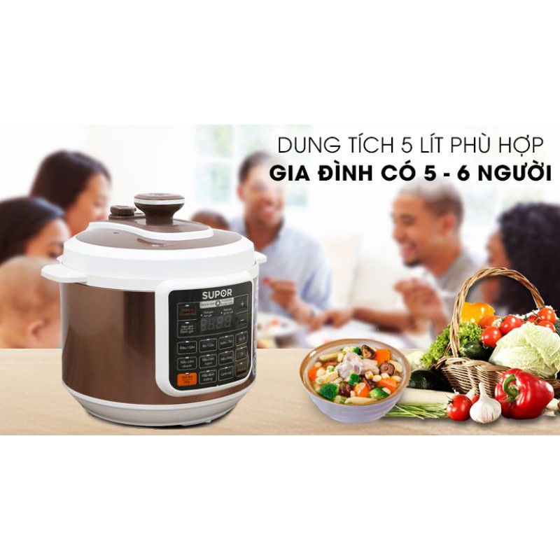 Nồi áp suất Supor CYSB50YC10DVN-100 - 5.0L | 1.000W