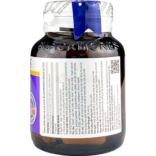 Viên uống Blackmores Brain Active hỗ trợ tăng cường trí nhớ