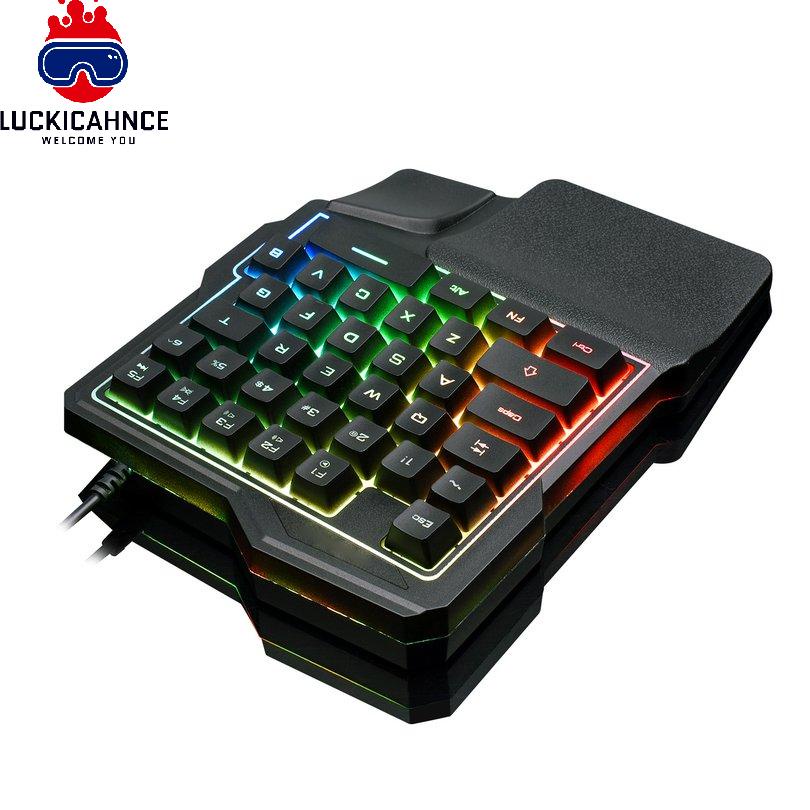 Bàn phím cơ chơi Game K7 35 phím có đèn cho điện thoại/máy tính bảng