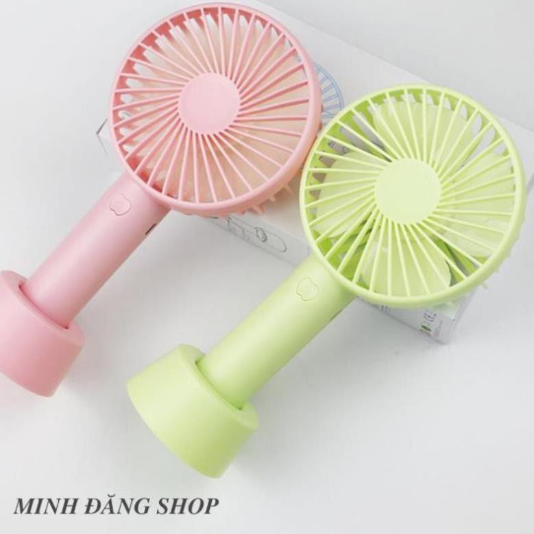Quạt Mini Cầm Tay (Nhỏ gọn - Đa năng - Pin sạc ss2 N9) Có Đế Để Bàn_Sản Phẩm Hot Nhất Tháng Này_Giá Rẻ Nhất Thị Trường