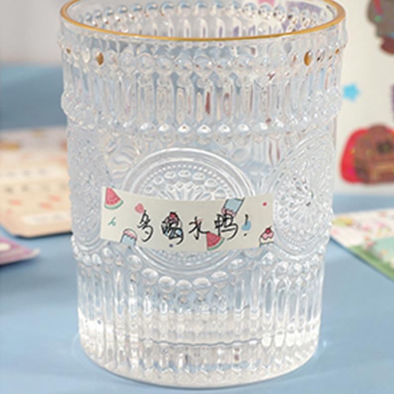 Set 100 Giấy Ghi Chú Thiết Kế Sáng Tạo Phong Cách Nhật Bản GN31