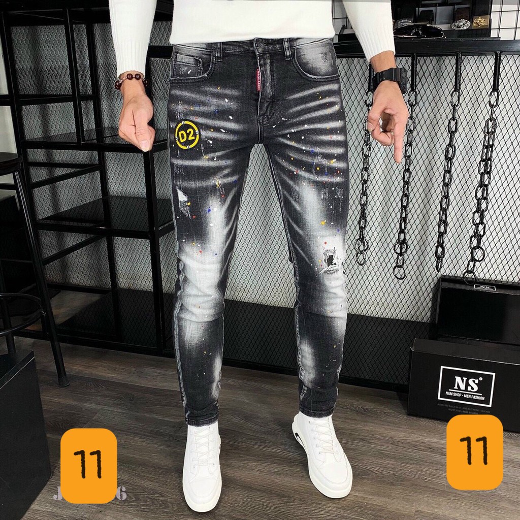 Quần jean nam cao cấp 🤜 FREESHIP 🤛 Quần Bò Nam Ống Côn Cao Cấp Form Chuẩn Co Giãn HG150