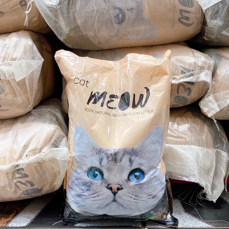 Cát vệ sinh cho mèo Meow Cat 8L túi 3,7kg