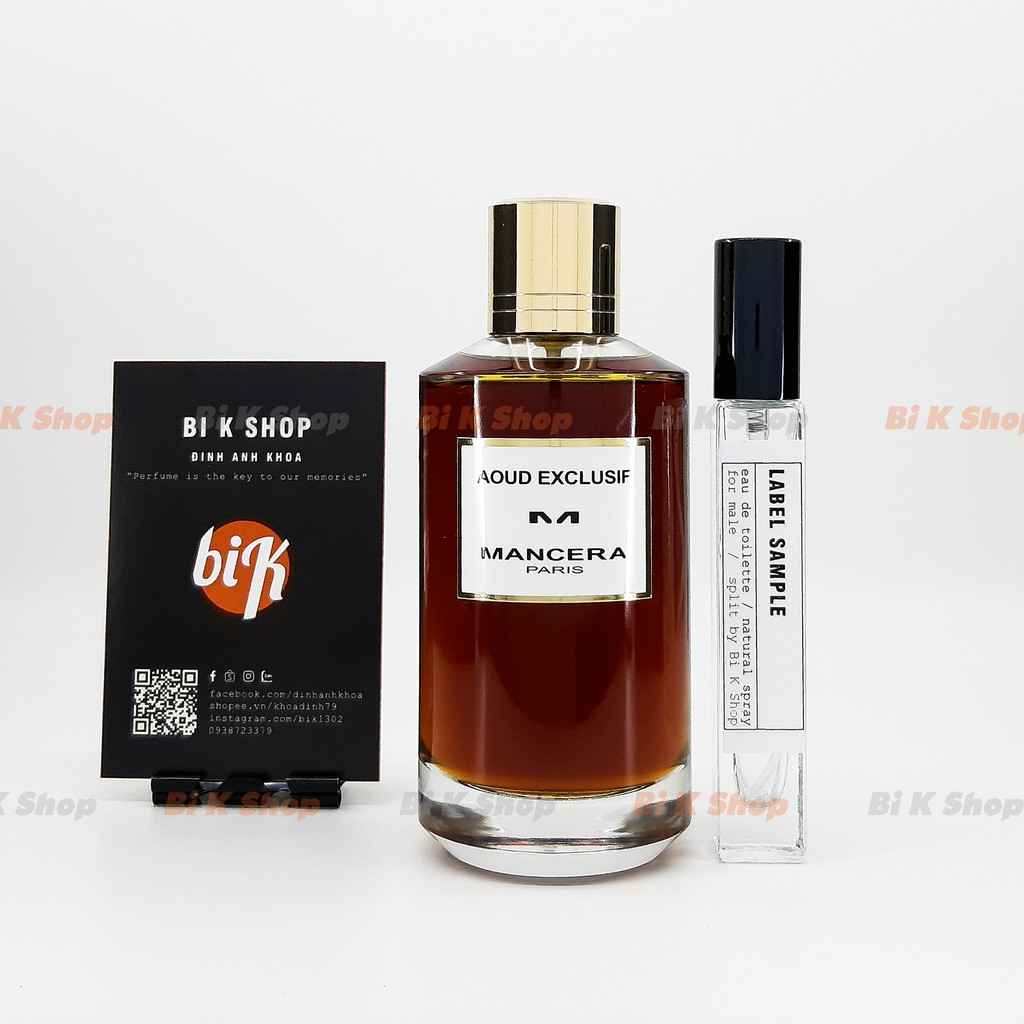 Bi K Shop - Nước hoa Mancera Aoud Exclusif [Mẫu thử]