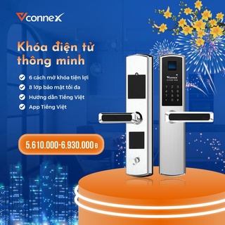 Khóa điện tử thông minh Vconnex (Cửa nhôm)
