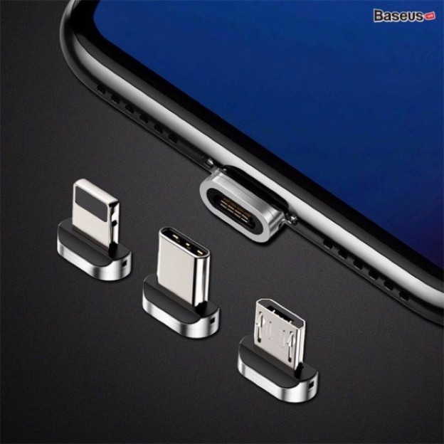 Đầu nam châm dùng cho Cáp sạc từ tính Baseus Zinc Magnetic Cable Series 2 Type C/ Micro USB/ Lightning