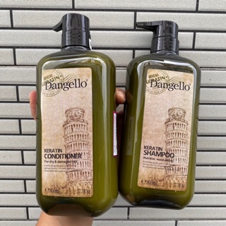 Dầu gội xả phục hồi tóc Dangello Keratin 800mlx2 T