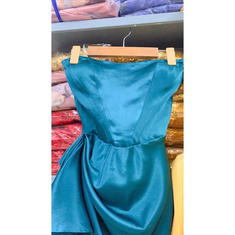 Đầm bodycups ngực phối bèo ly ( ảnh thật )