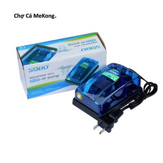 Máy sủi oxy Sobo 1 vòi 2 vòi Combo máy sủi dây oxy đá sủi