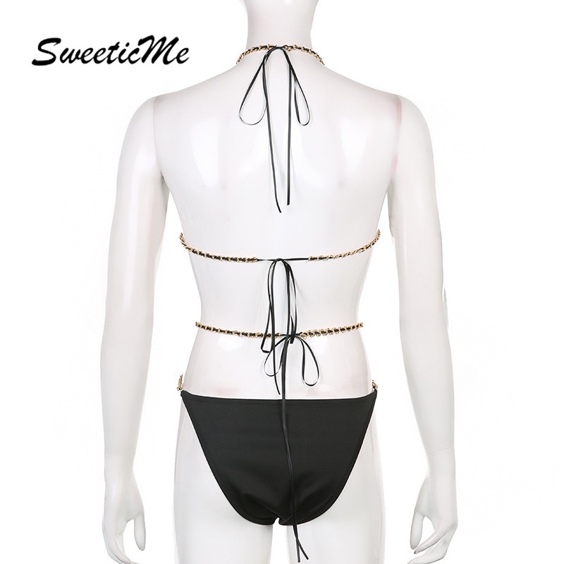 Bộ Áo Liền Quần Hở Lưng SweeticMe