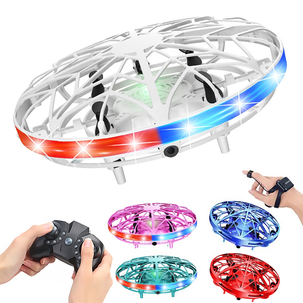 Máy bay trực thăng mini UFO RC Drone Máy bay cảm biến tay hồng ngoại Mô hình điện tử Quadcopter flayaball Đồ chơi bay kh