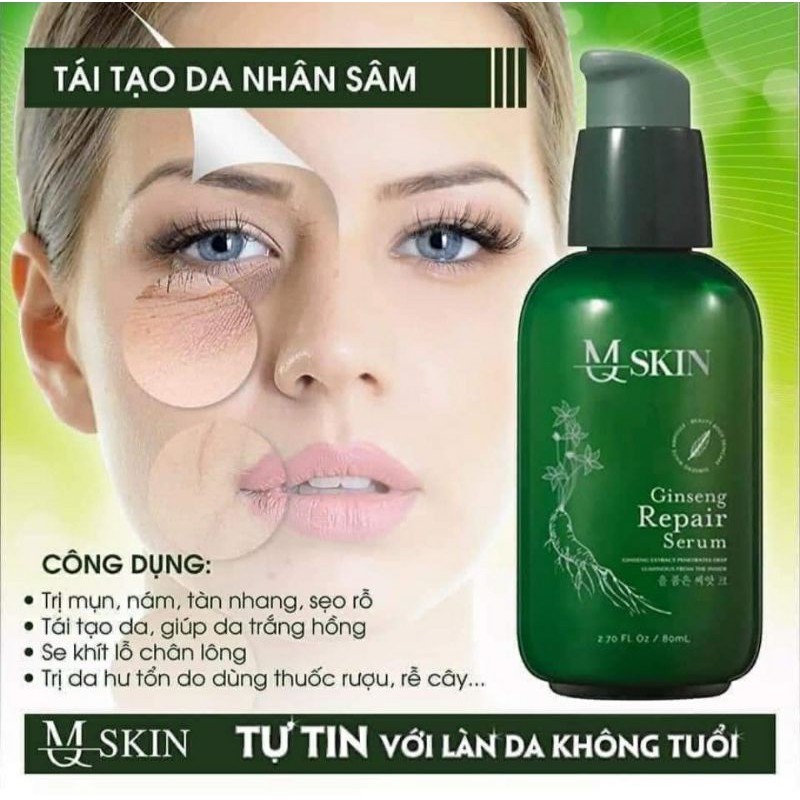 Nhân Sâm Thay Da MQ SKIN 80ml