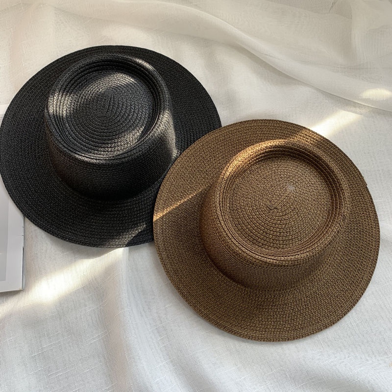 Nhiều màu mùa hè phong cách mới bảng ánh sáng mũ rơm nam giải trí ngoài trời All-Match che nắng cho nữ du lịch kỳ nghỉ mũ