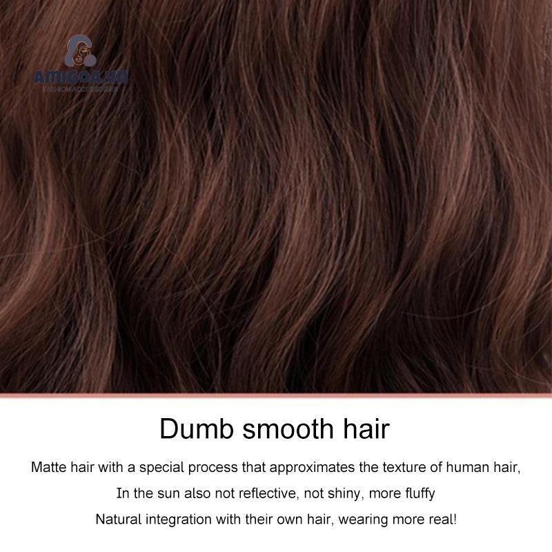 ✨✨dải tóc giả nữ kẹp xoăn sóng cao cấp làm dày tóc