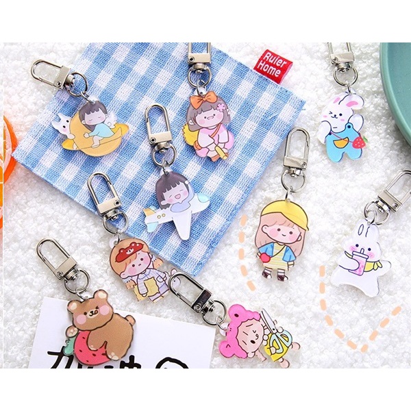 Móc khóa hoạt hình meka siêu đẹp