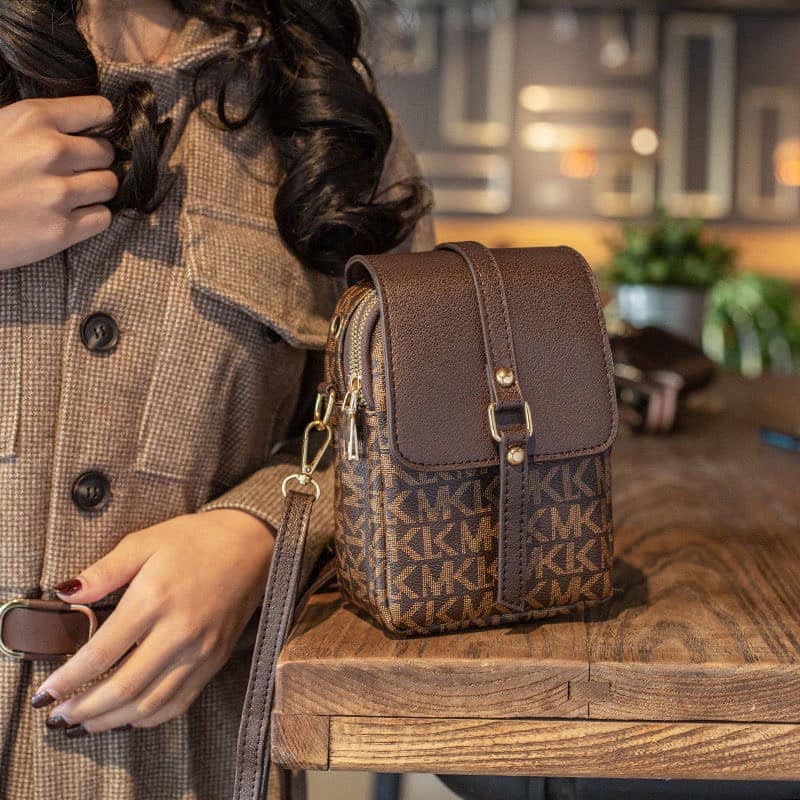 TÚI DA ĐEO CHÉO BẢN 2 QUAI ĐEO XỊN XÒ HOT HIT ( SIZE 18.5 x 13 x 7cm)