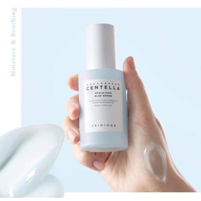 [Chính Hãng] Tinh Chất Cấp Ẩm, Chiết Xuất Rau Má Skin1004 Madagascar Centella Hyalu-Cica Blue Serum 50ml