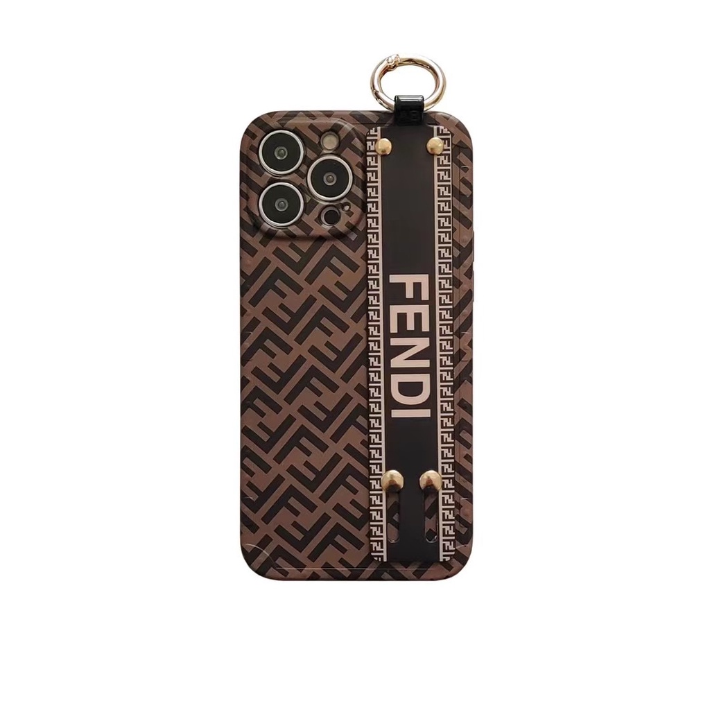 Ốp Điện Thoại Dẻo Họa Tiết Kẻ Sọc Kiểu Cổ Điển Kèm Vòng Đeo Tay Cho IPhone 14 13PRO 13PROMAX 12PRO 12PROMAX 11 PRO MAX XSMAX XS XR