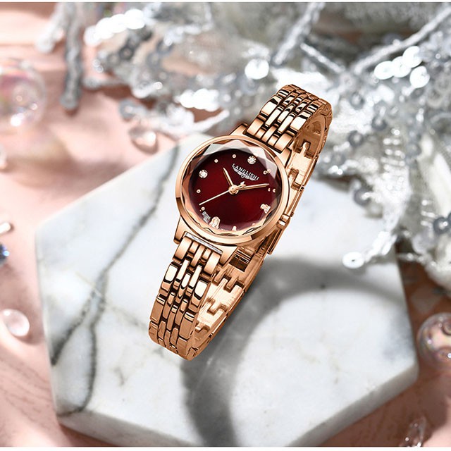 Đồng hồ nữ đẹp chính hãng, đồng hồ nữ thời trang dây thép đẹp chính hãng LANGLISHI loại tốt cao cấp DH01B - Aka Mart | BigBuy360 - bigbuy360.vn