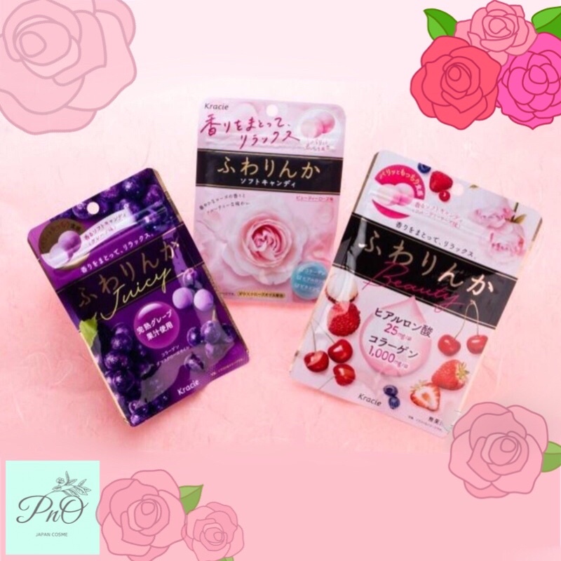 [Mã GROSALE giảm 10% đơn 150K] Kẹo hoa hồng Kracie Nhật Bản ( mẫu mới 2021 )
