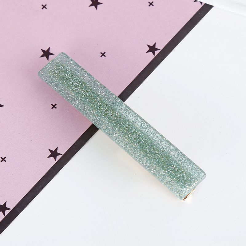 Kẹp Tóc Mỏ Vịt Bằng Acrylic Màu Kẹo Ngọt Phong Cách Hàn Quốc Tối Giản Cho Nữ flgo Marb