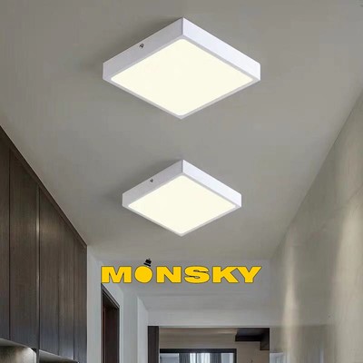 Đèn ốp trần nổi 12W, 18W, 24W Vuông màu ánh sáng trắng
