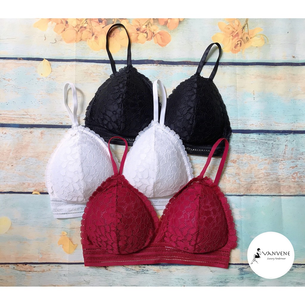 [Mã FAMARAL1 giảm 10K đơn 50K] Áo Lót Bra Ren 2 Khuy Vanvene Cao Cấp Sexy Free Size A474 (Video & Ảnh Thật) | BigBuy360 - bigbuy360.vn