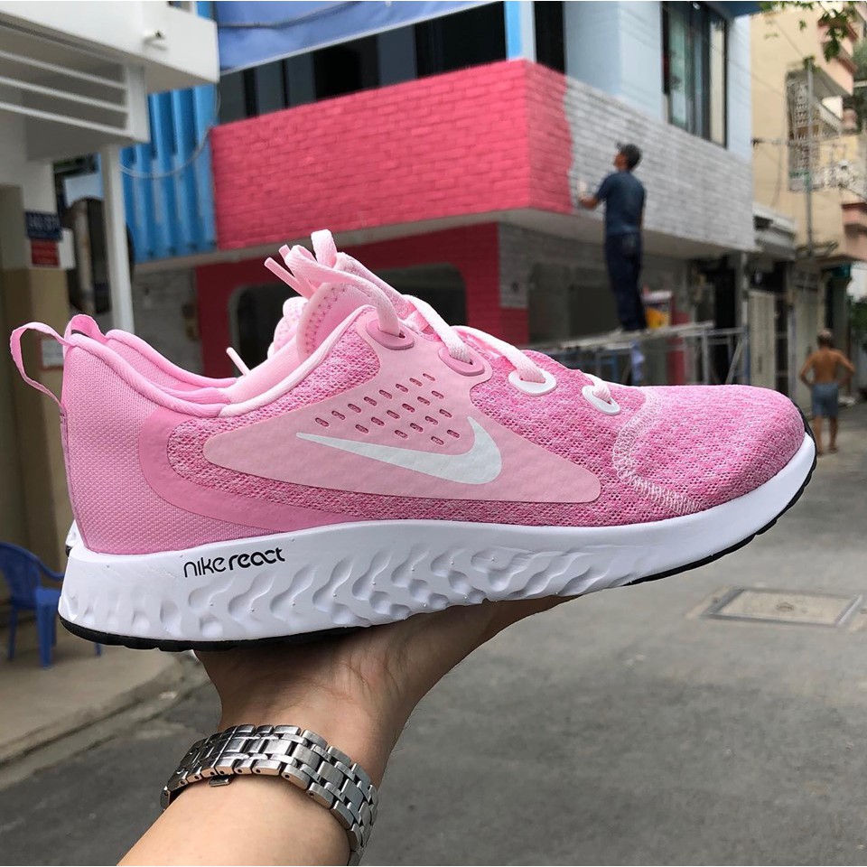 Giày Nike Nữ Chính Hãng 🔴FREESHIP🔴 Giảm 50k Khi Nhập Mã [NIKENU] Giày Nike Legend React Pink Auth Chạy Bộ