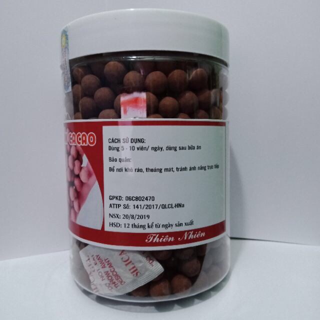 Viên mầm đậu nành cacao