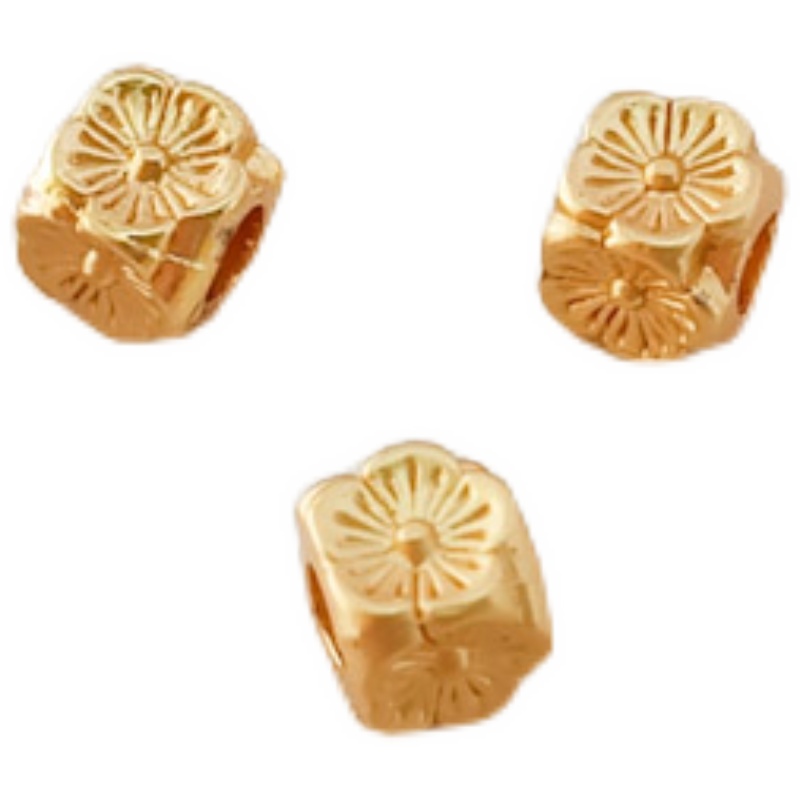 Bộ 10 Hạt Làm Trang Sức Hình Bánh Răng Nhiều Màu Sắc