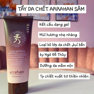Tẩy da chết hoa quả arrahan - tẩy sạch nhẹ dịu lớp da chết